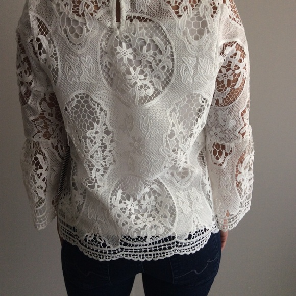Haute Monde Cut Lace Top - Picture 7 of 8